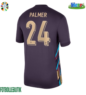 England Cole Palmer #24 Bortatröja EM 2024 Kortärmad
